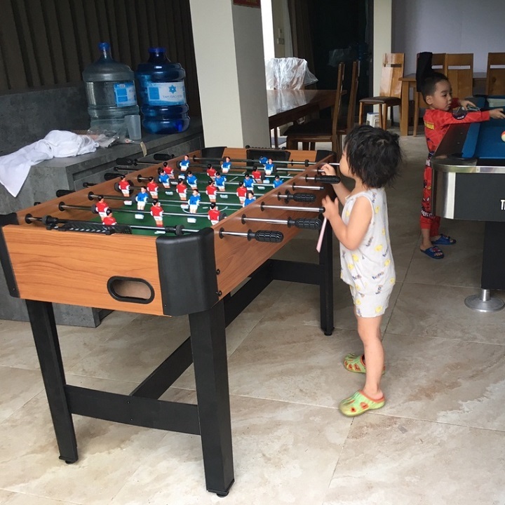 Banh Bàn Bi Lắc Bóng Đá Oxford Wooden Cỡ Lớn 1,2m, Foosball Mini Thi Đấu Gia Đình Văn Phòng Kinh Doanh Hanana