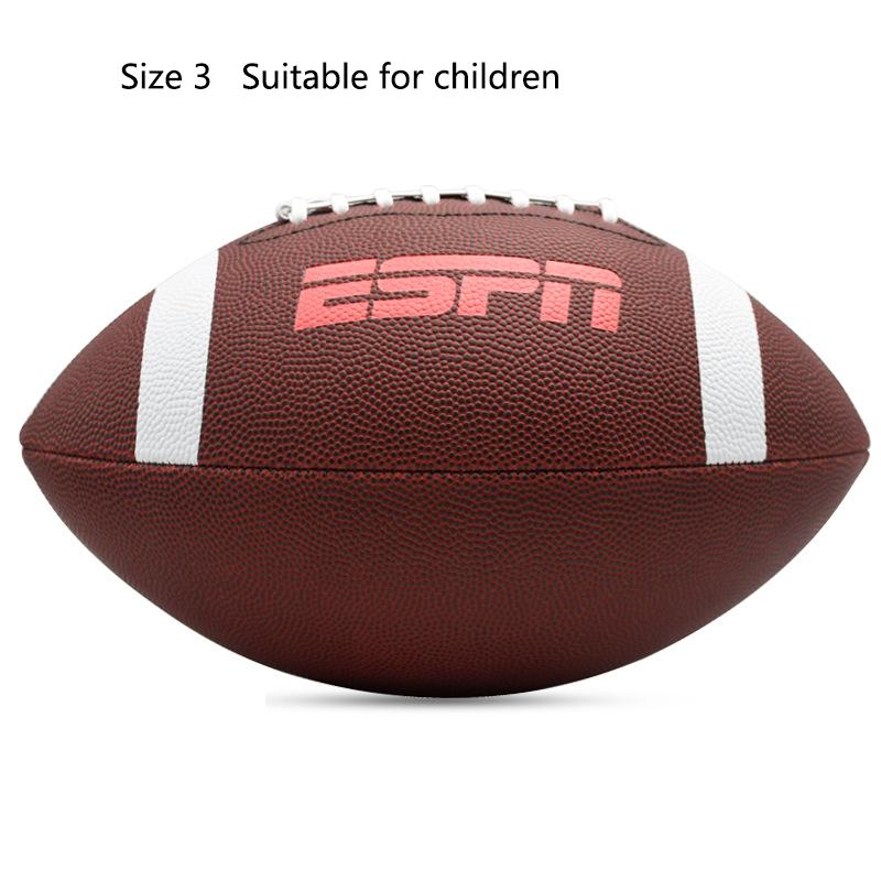 Bóng đá Mỹ bóng bầu dục hiệp hội bóng đá footy bóng Chuẩn size 9 Bóng đá thể thao nam nữ trẻ em Color: Size 3