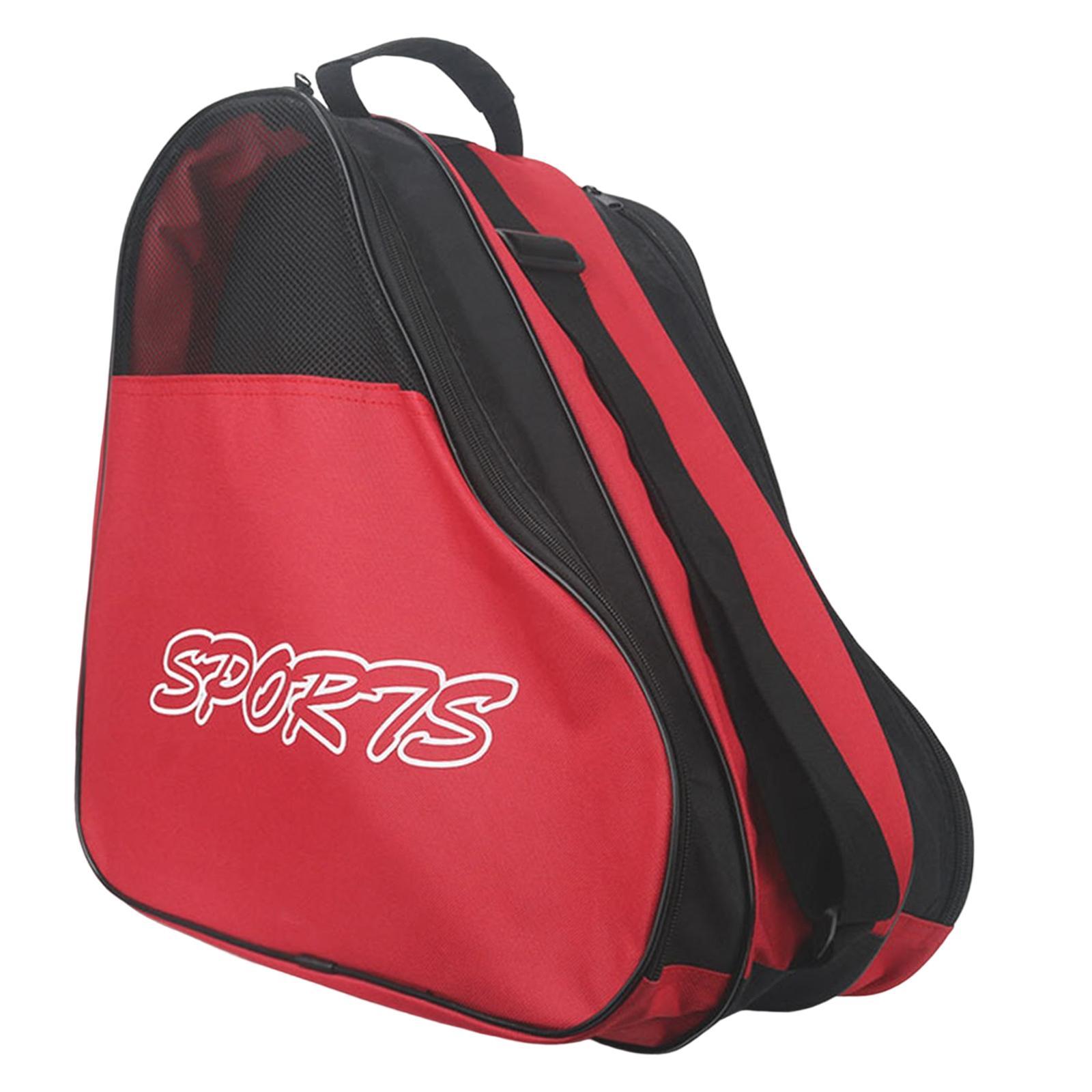 Skates Bag Breathable Case Backpack Ice Skating Bag Skates Storage Bag for Adult Sports Women
