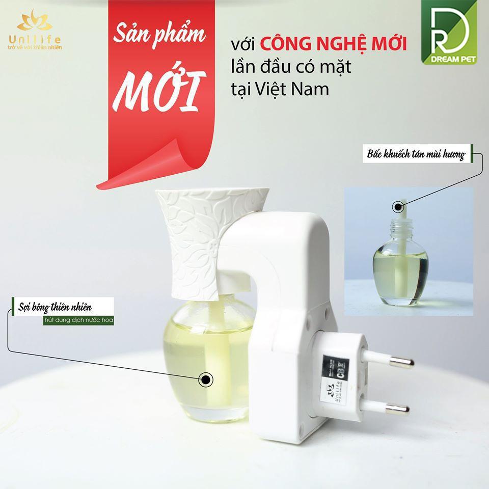 Bộ khếch tán tinh dầu nước hoa Unilife BH 12 tháng - Tinh dầu nước hoa nguyên chất 30ml