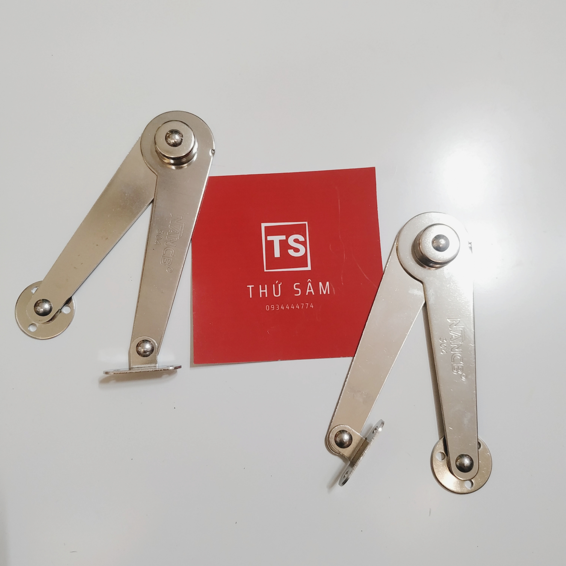 Combo 2 cái Chống cửa inox tay nâng cánh cửa tủ