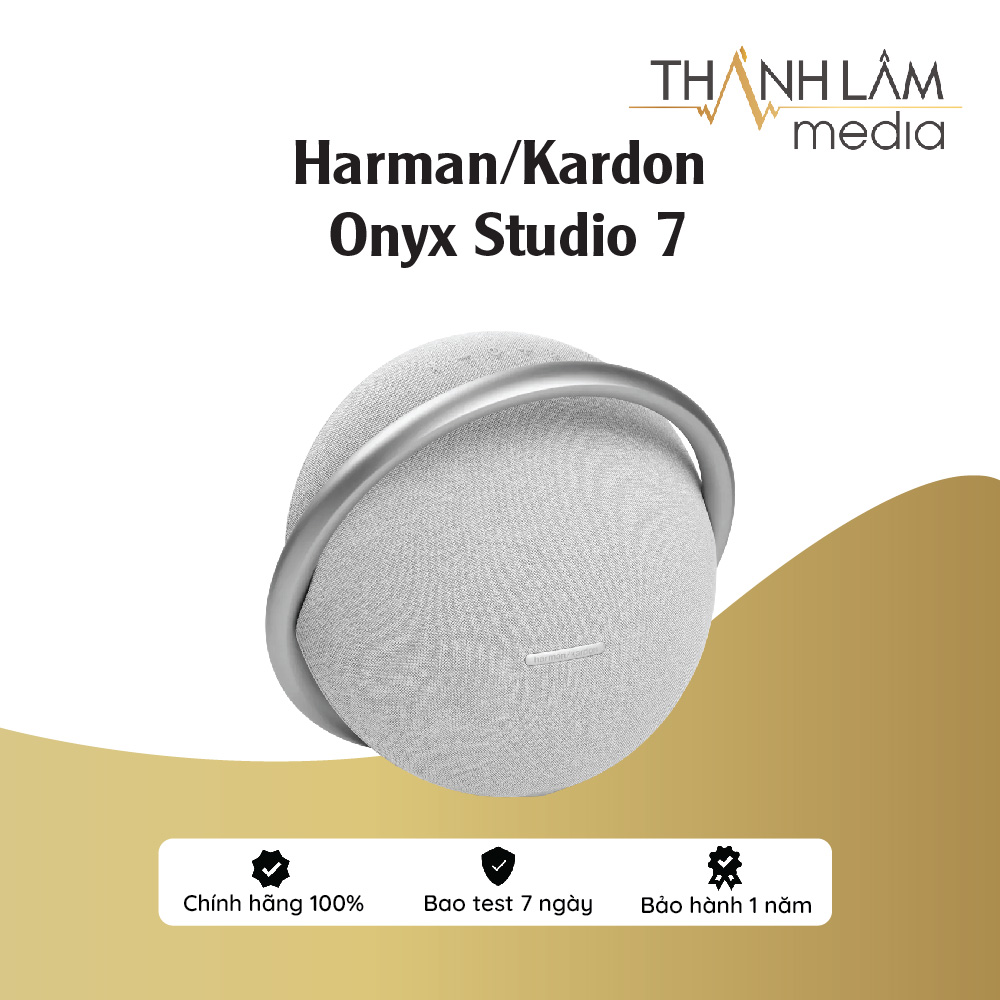 Loa Bluetooth Harman Kardon Onyx Studio 7 Màu Đen - Hàng Chính Hãng