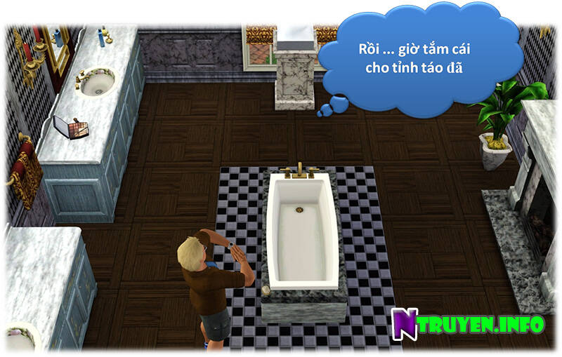 truyện sims - bí mật màu xanh chapter 2 57