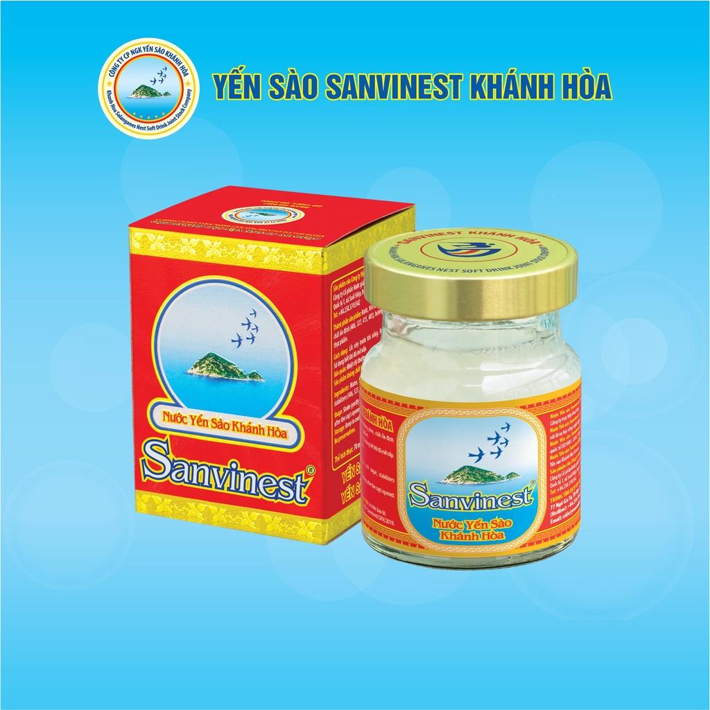 Nước Yến sào Sanvinest Khánh Hòa đóng lọ 70ml