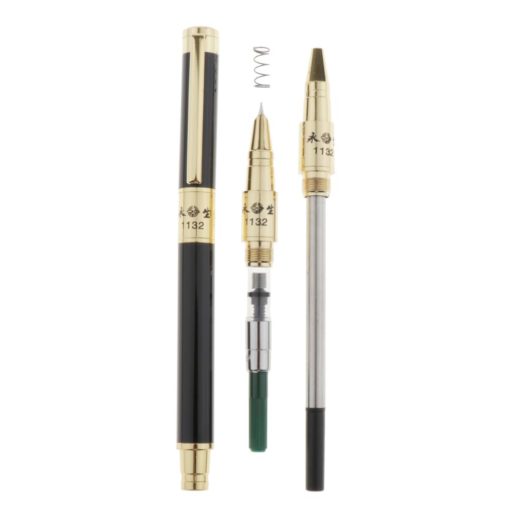 3Pc/Set Fountain Pen with Ink Smooth Elegant Writing - Best Fountain Pens Collection - Gift Pen Ready