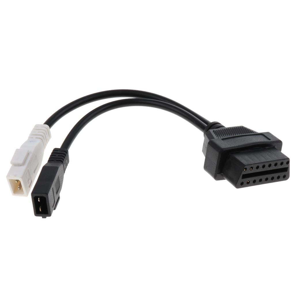 Xe Xe 2X2 Pin Adapter Giao Diện Cáp OBD2 OBDII Chuyển Đổi Bộ