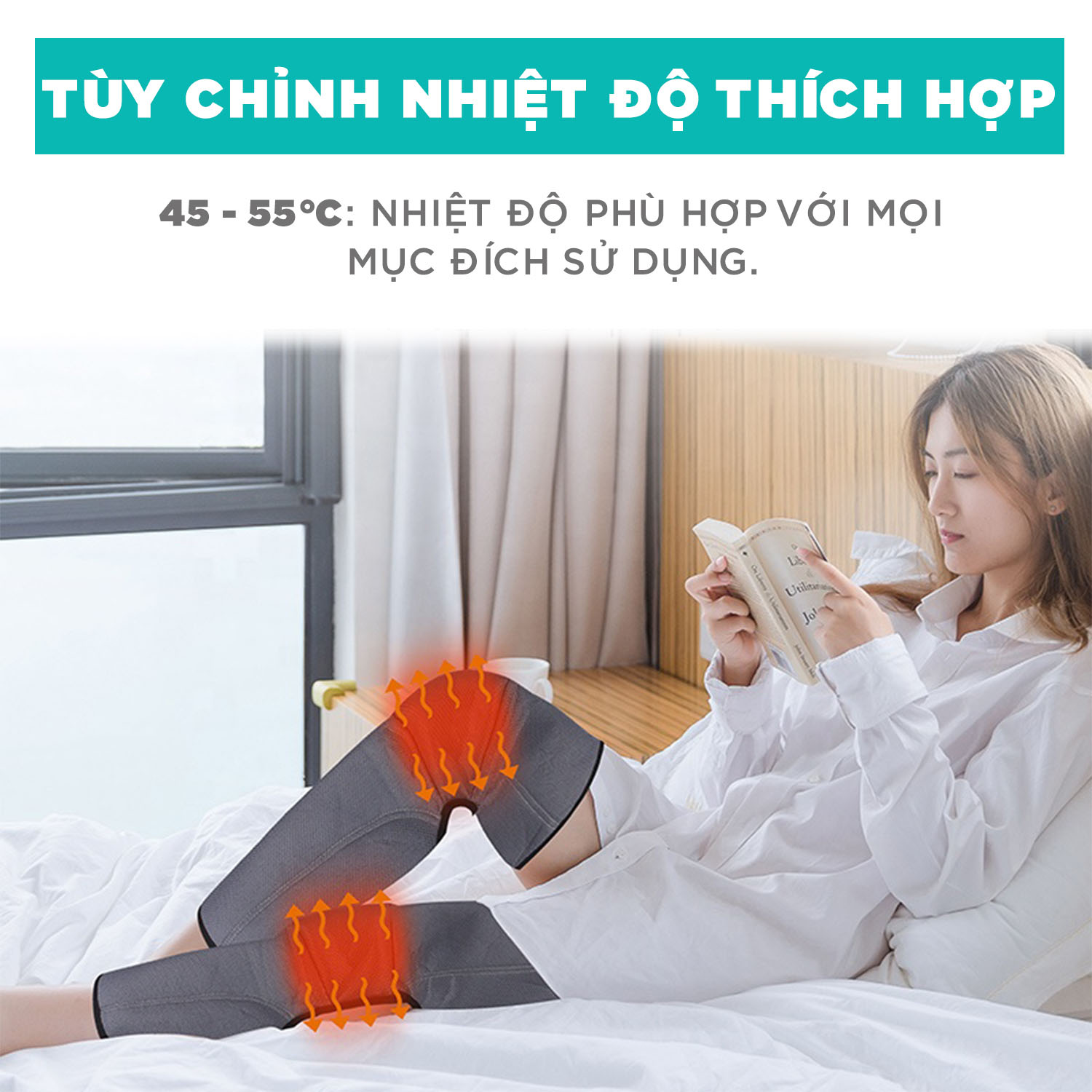 Máy Massage Đầu Gối Galen G011 Mát Xa Tia Hồng Ngoại Trị Liệu Đầu Gối, Khuỷu Tay, Vai