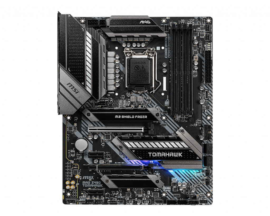 Mainboard MSI MAG Z490 TOMAHAWK (Intel Z490, Socket 1200, ATX, 4 khe RAM DDR4) Hàng Chính Hãng