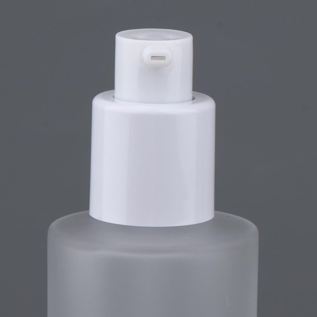 Travel Empty Glass Lotion Dispenser Bottle Pump Refillable Container 30ml