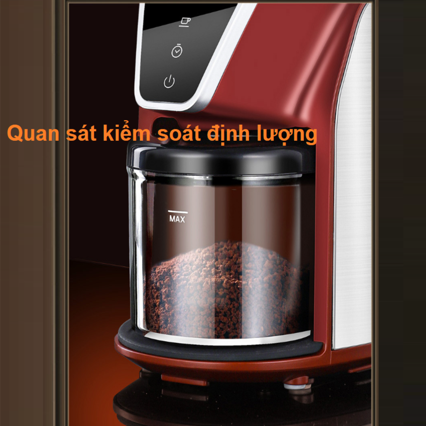 Máy xay hạt cà phê Espresso 31 cấp độ xay, thương hiệu Đức nhãn hiệu Olodo CG-001 - Hàng chính hãng, nhập khẩu (12 THÁNG BẢO HÀNH)