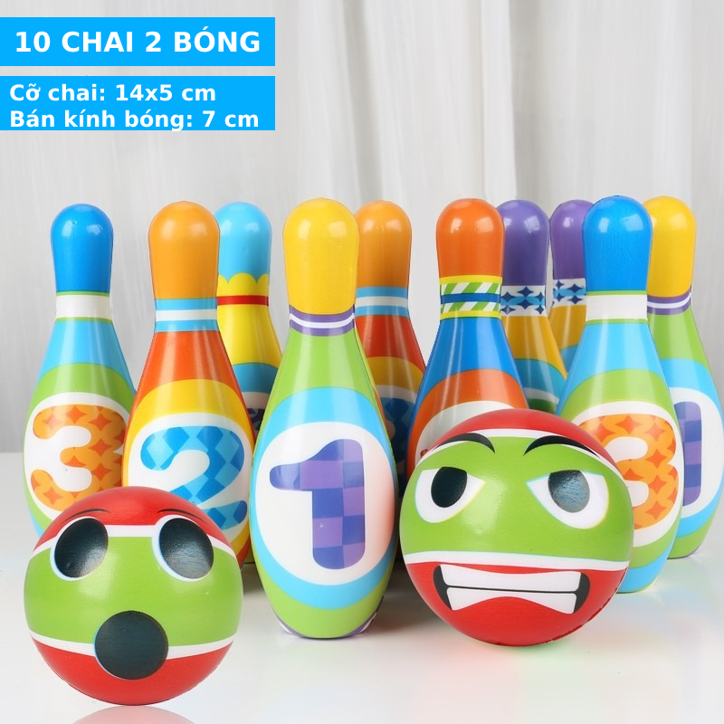 [Siêu sale] Bộ đồ chơi bowling trẻ em trong nhà và ngoài trời EASYTOYS giúp trẻ em 3-6 tuổi phát triển t