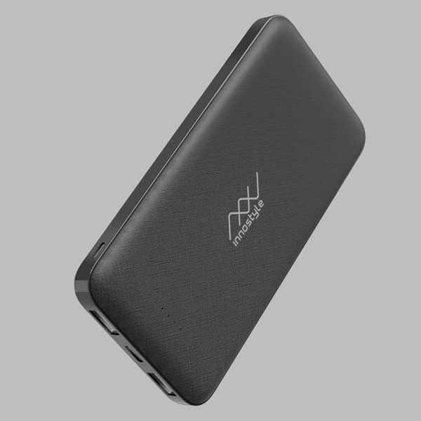 Sạc dự phòng INNOSTYLE POWERGO SMART AI 10000MAH BLACK-IP10SA-BLK- Hàng chính hãng