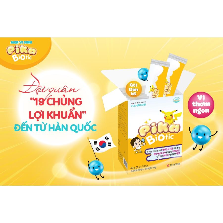 Men vi sinh Pikabiotic hộp 30 gói