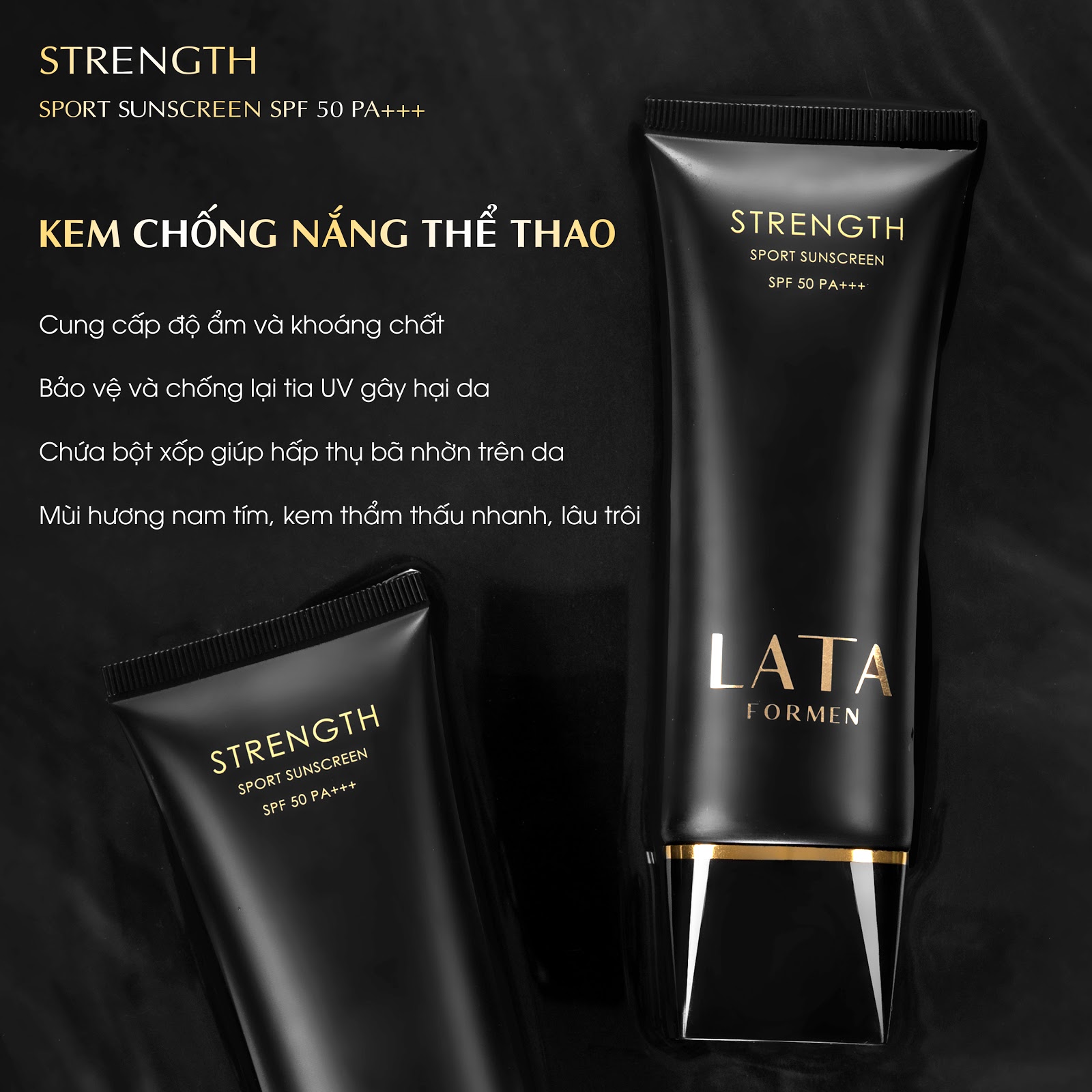 Kem Chống Nắng LATA ForMen Sport Sunscreen SPF 50 PA+++  (2 tuýp)