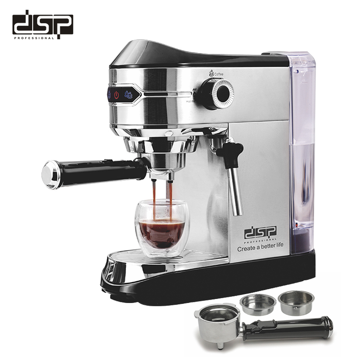 Máy pha cà phê Espresso DSP KA3065 1450W - Áp lực bơm 15bar - HÀNG NHẬP KHẨU