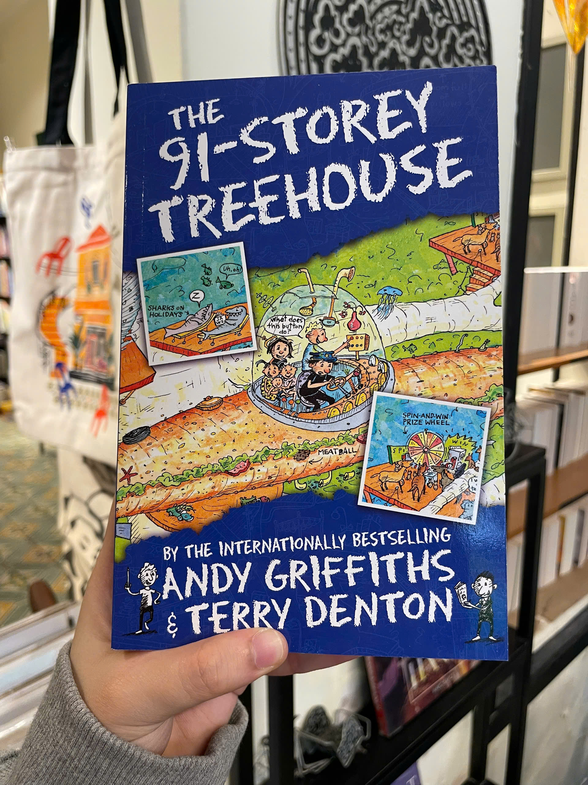 Sách - The 91-Storey Treehouse by Andy Griffiths | Childrens Humor Fiction / Ngoại văn Thiếu nhi
