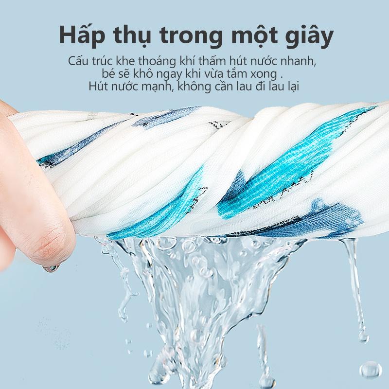 [Einmilk.ân ninh] Khăn tắm dạng áo choàng có nón 100% cotton đến từ Singapore siêu mềm thoáng khí, thấm hút nước cao BR