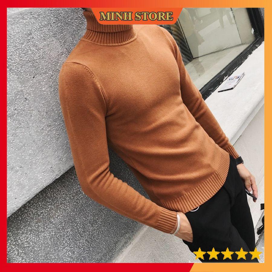 Áo Len Nam form rộng, áo len nam Hàn Quốc vải dày đẹp cao cấp MINHSTORE66