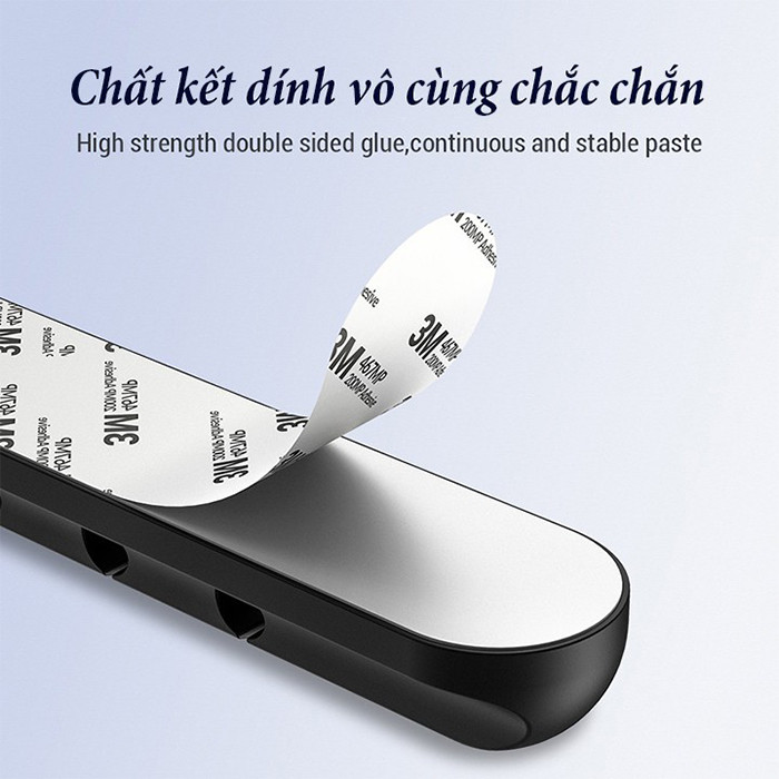 Miếng giữ dây sạc silicon, Miếng silicon giữ cáp sạc điện thoại, tai nghe SSN09