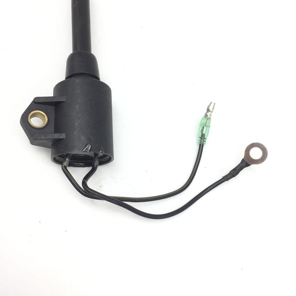 Ignition Coil with Rubber Cap for Yamaha Parsun Outboard 9.9HP 15HP 2-Stroke