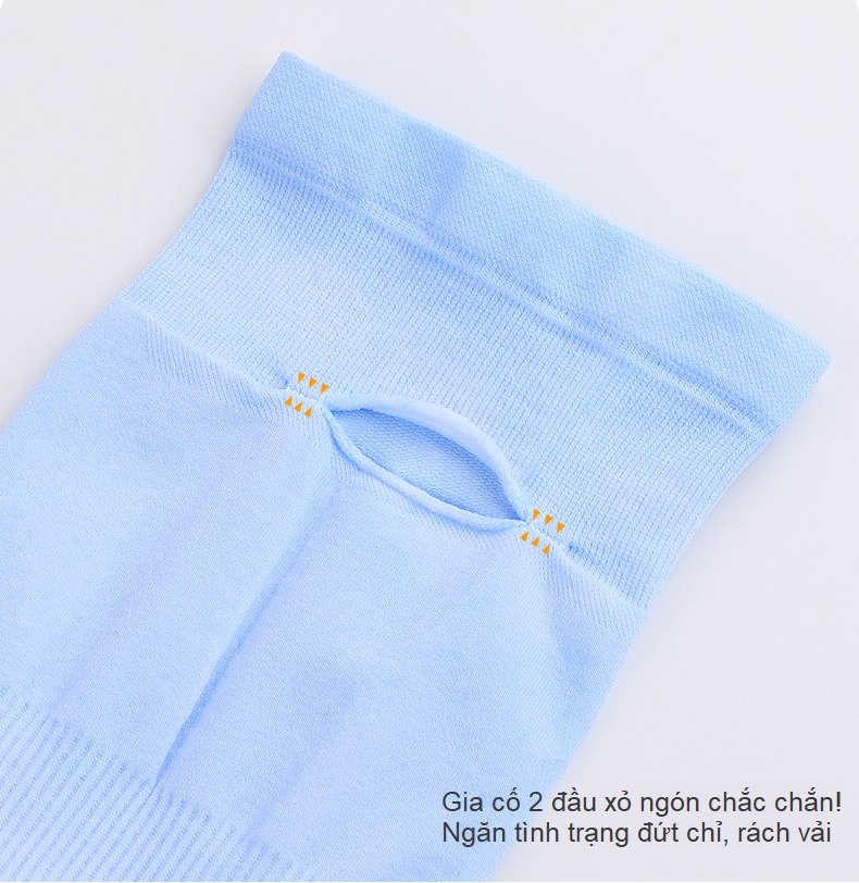 Hình ảnh Găng tay chống nắng xỏ ngón 2 màu ombre thời trang - Bao tay chống nắng Ombre Sun Protection Sleeves