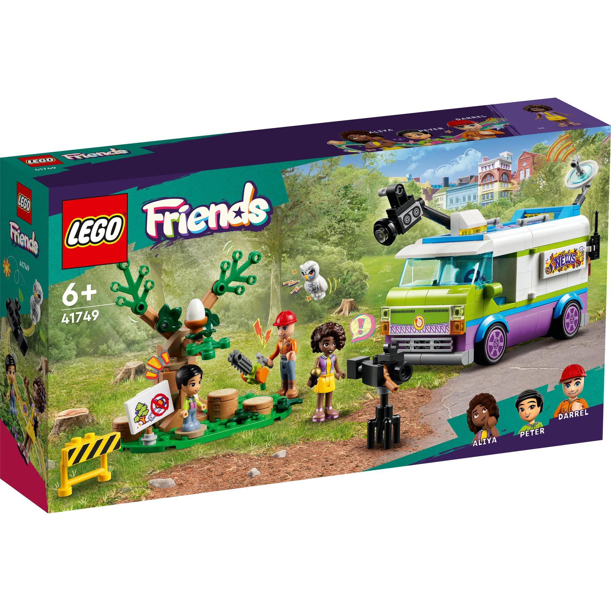 LEGO Friends 41749 Đồ chơi lắp ráp Xe truyền hình lưu động (446 chi tiết)