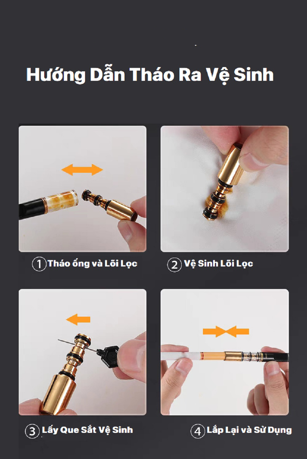 Bộ Lọc Thuốc Combo 5 in 1 Giá Rẻ  Lọc Dùng Cho Tất Cả Các Size Nhỏ - Trung Bình - Thông Thường