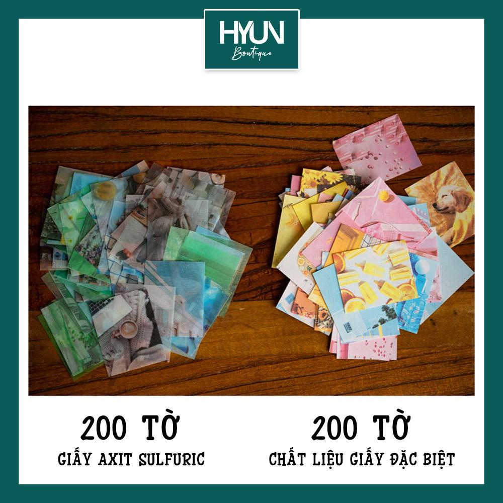 Cuốn 400 hình ảnh - Material Book - Dùng trang trí Sổ tay Bullet Journal - DIY