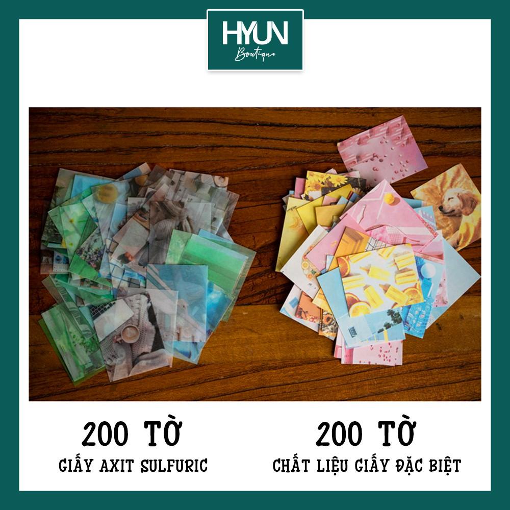 Cuốn 400 hình ảnh - Material Book - Dùng trang trí Sổ tay Bullet Journal - DIY - Hyun Boutique