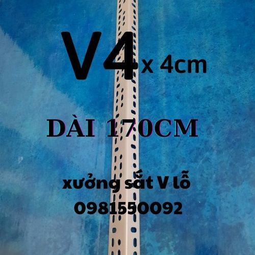 sắt thanh V Lỗ (cây V4 - dài 170cm ), kệ sắt V lỗ,sắt V lỗ đa năng,sắt V lắp kệ