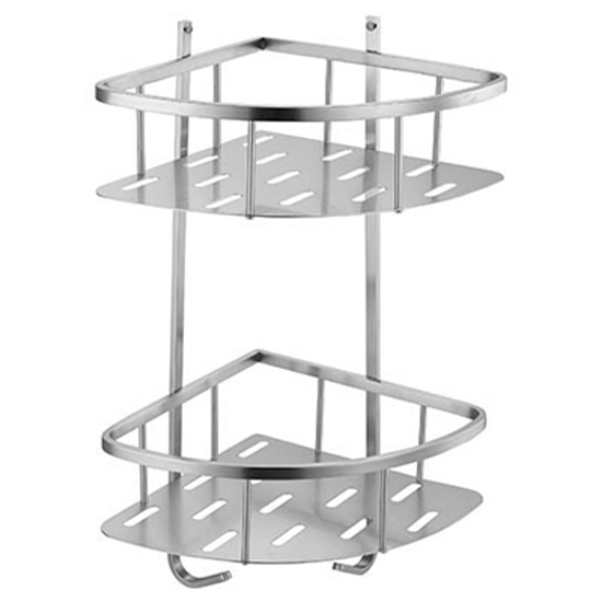 Kệ góc tam giác inox 2 tầng