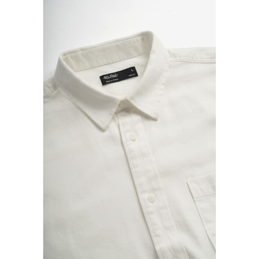 Áo Sơ Mi Jean Nam Tay Dài Trơn Form Regular - 10F22DSH001 | LASTORE MENSWEAR