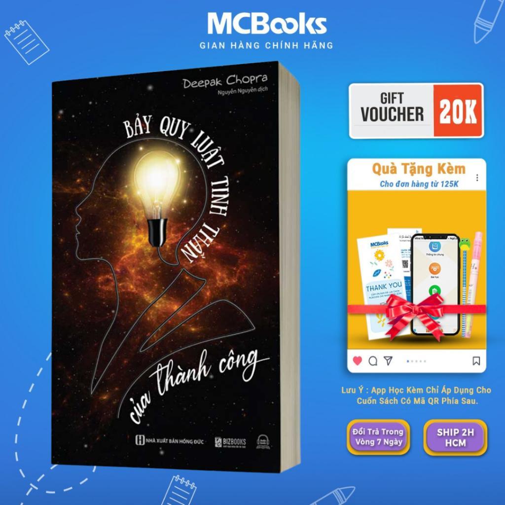 Sách - Bảy Quy Luật Tinh Thần Của Thành Công - Khám Phá Ý Nghĩa Và Cách Vận Dụng 7 Quy Luật Tinh Thần - MCBooks