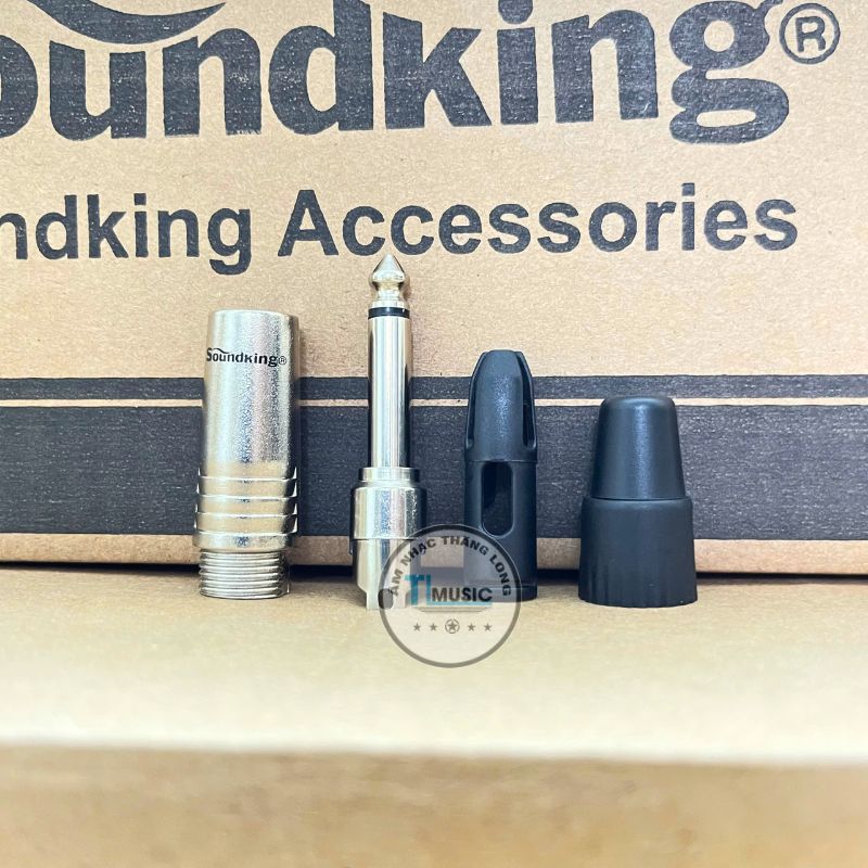 Jack Soundking CC109 6.35mm Mono TS | Đầu Jack Hàn Dây Guitar, Piano Điện, Âm Thanh Chuyên Nghiệp - Hàng chính hãng