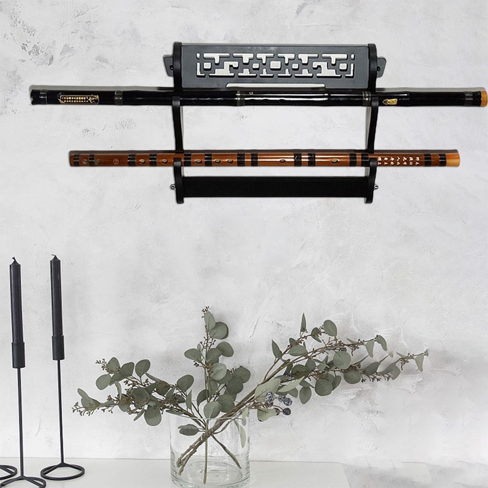 2/3/4 Tier  Holder Wall Mounted Samurai Stand Display Katana Flute Rack