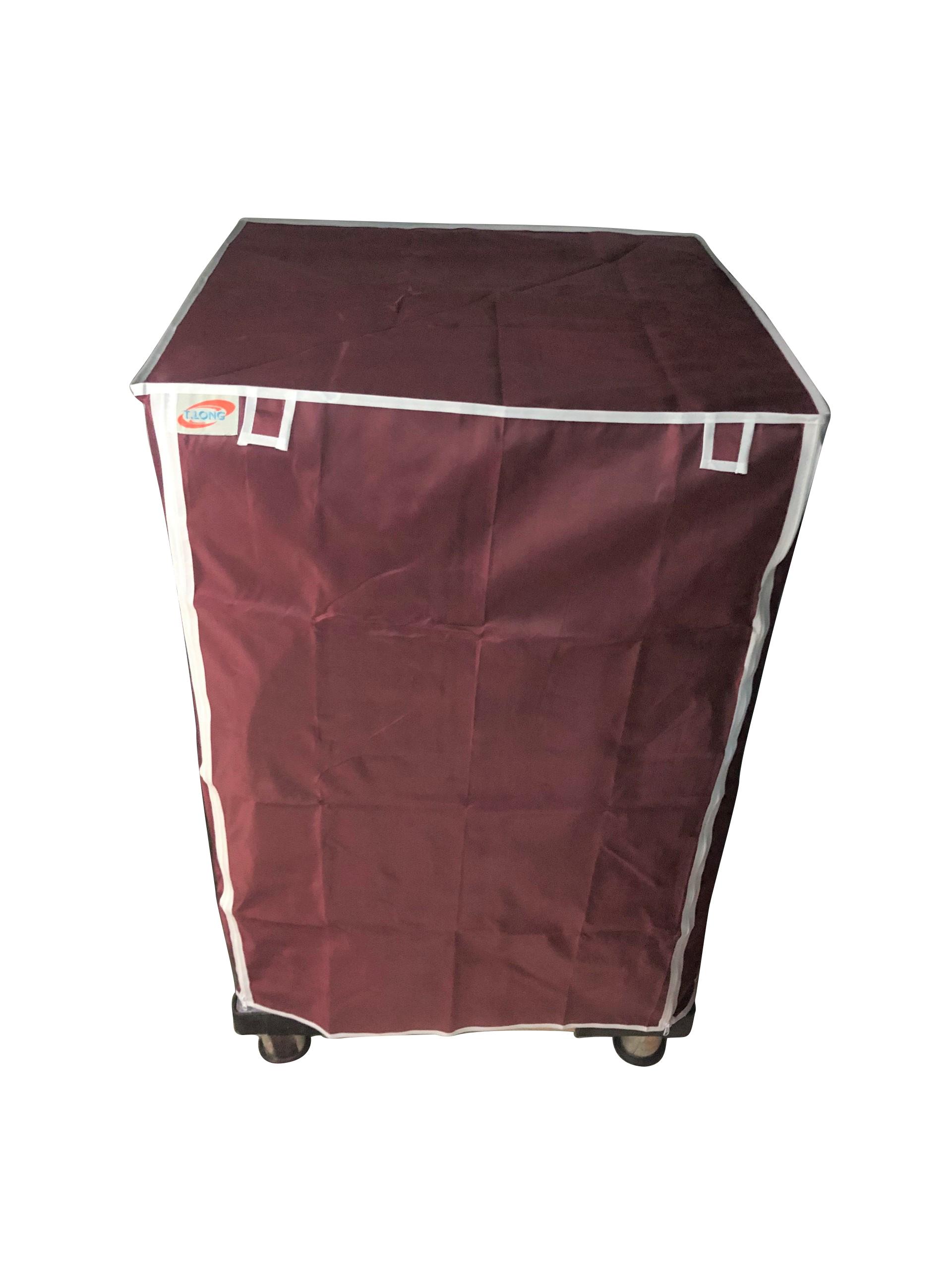 Áo Trùm Máy Giặt Cửa Trước 7 - 9 Kg Vải Dù Chống Rách Chống Thấm Màu Trơn Sang Trọng