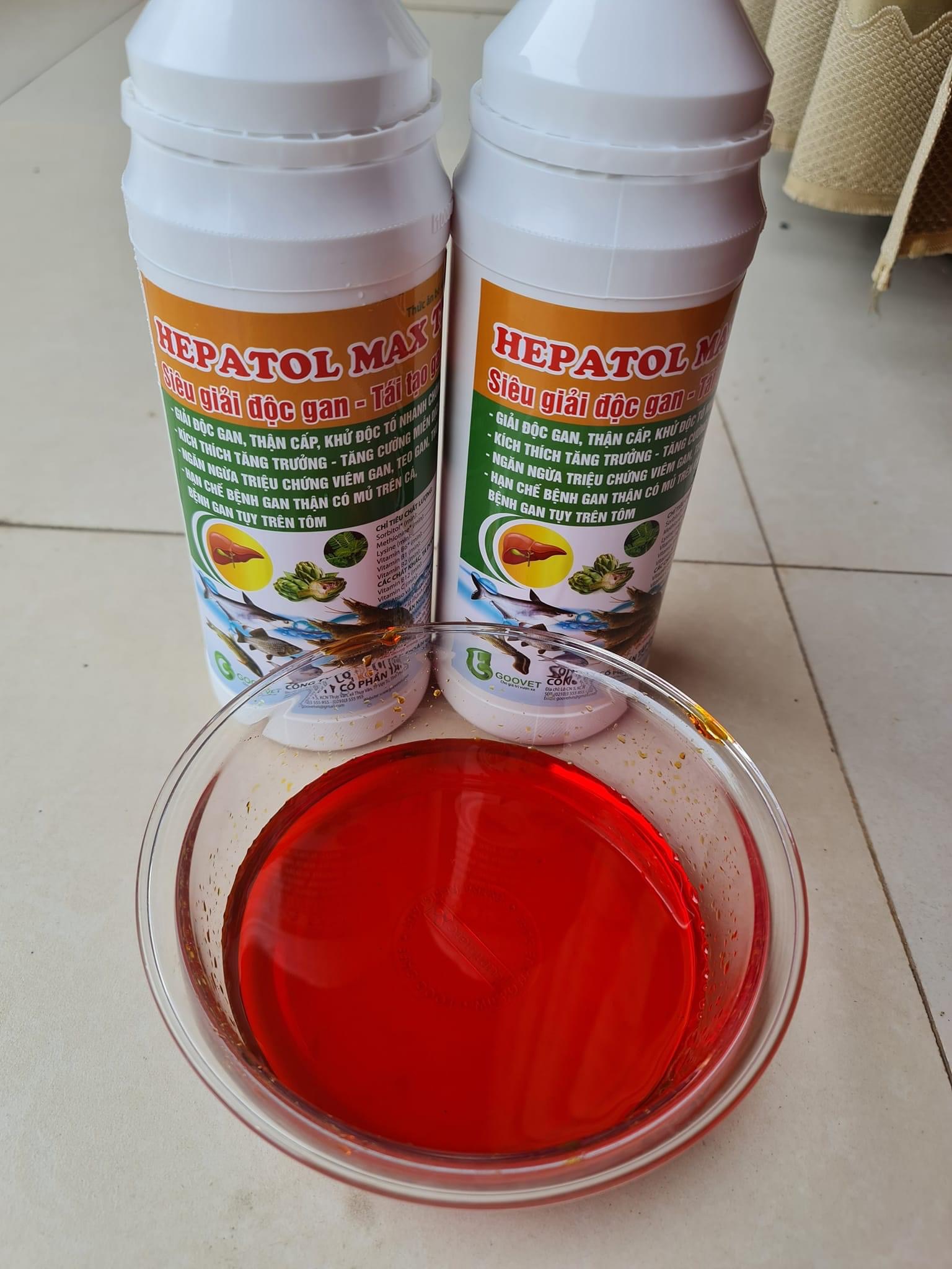 Siêu giải độc gan thảo dược tôm cá 1 lít cao cấp