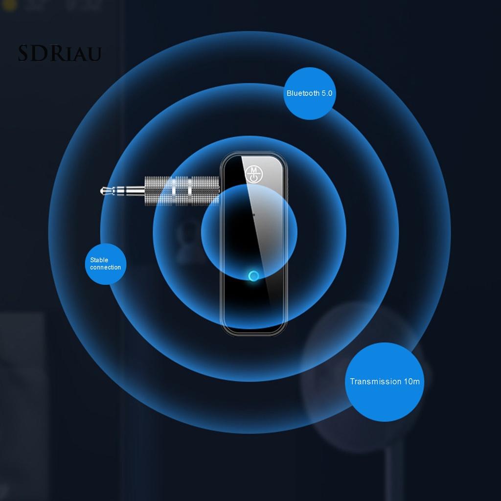 *QCDZ* 2 in1 Bluetooth Receiver Car Aux Hands-free Call Audio FM Transmitter Adapter