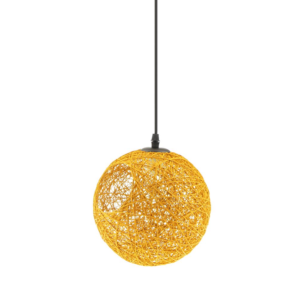 Bóng Mây Wicker Ball Quả Cầu Trần Bóng đèn Với Lỗ 20 Cm