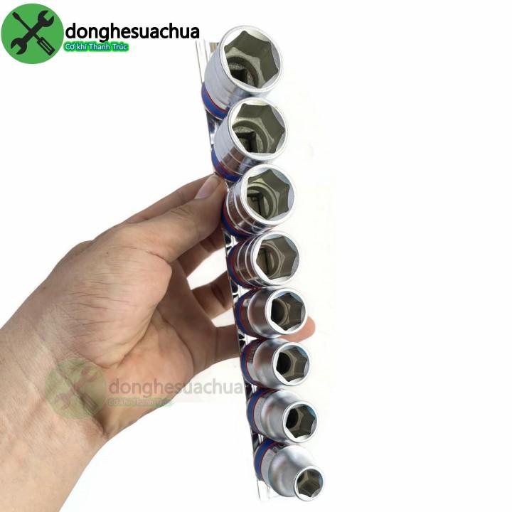 Bộ đầu tuýp 8 chi tiết 10-22mm Kingtony 4510MR loại 1/2