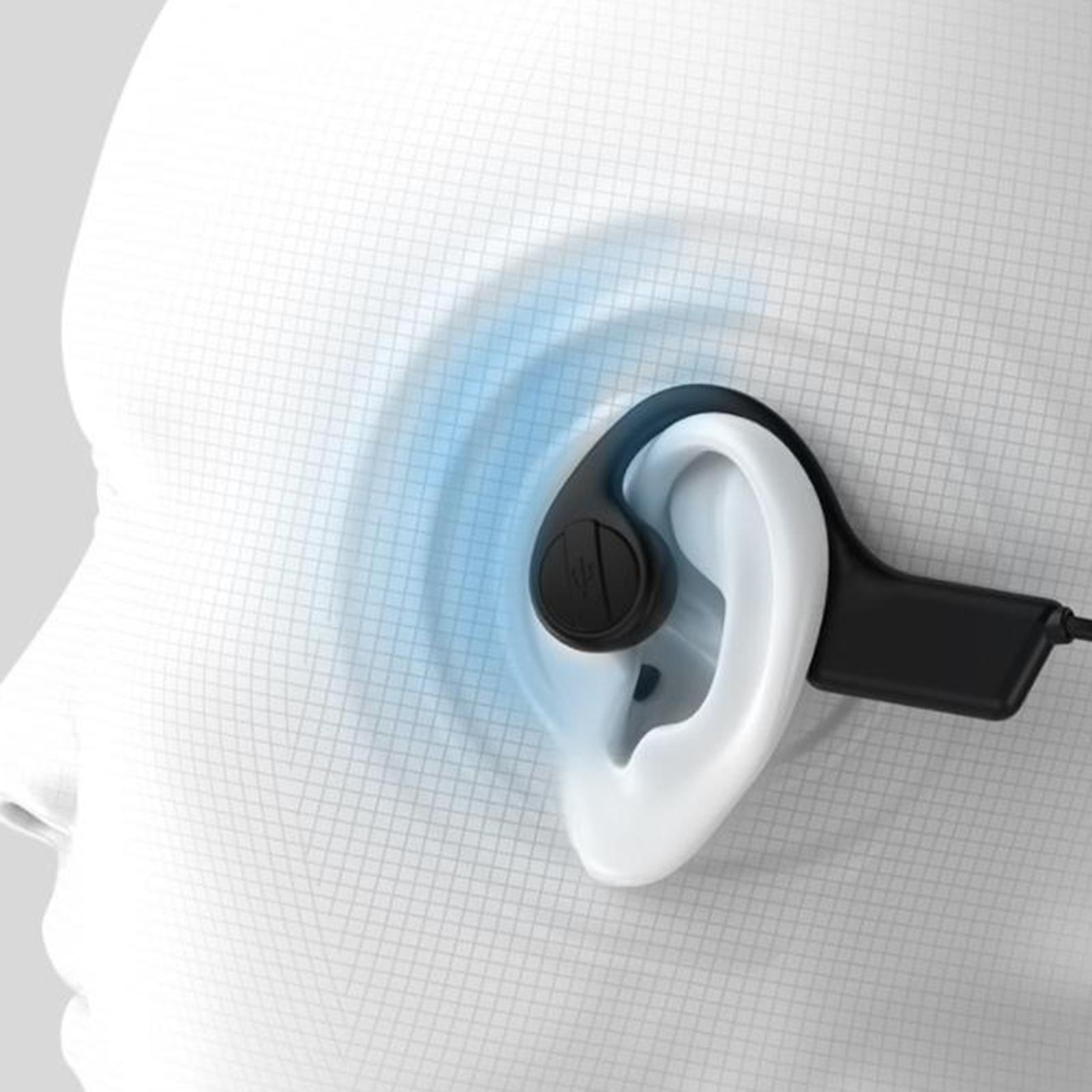 Bluetooth Headphone, Bone Conduction Stereo Noise Reduction Open Ear Headset for Driving