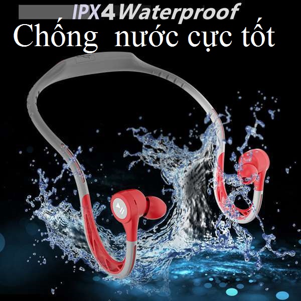 Tai Nghe Bluetooth Thể Thao l66830A2 Thiết Kế Đeo Cổ Vô Cùng Tiện Lợi.