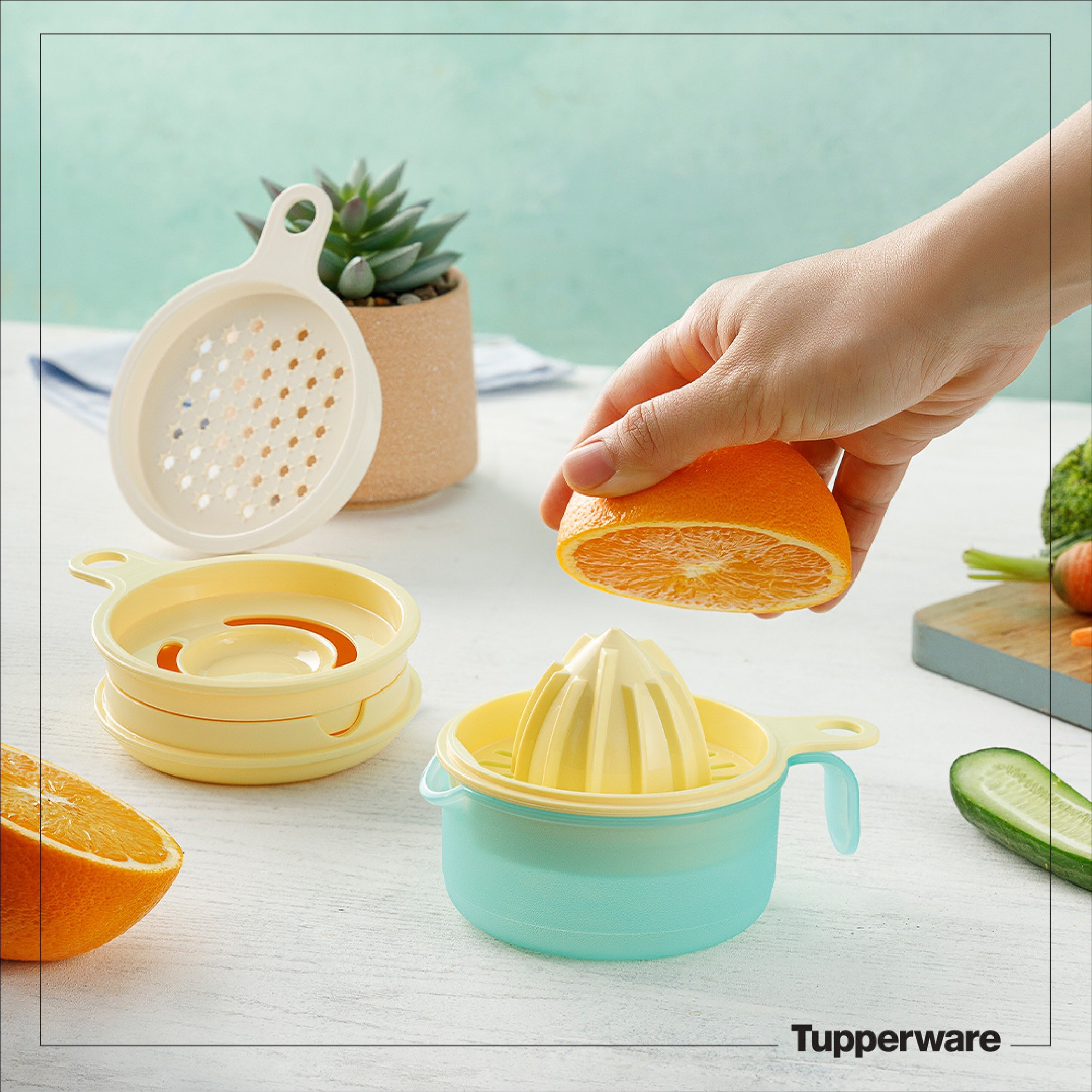 BỘ DỤNG CỤ ĐA NĂNG 4 MÓN COOK'S MAID TUPPERWARE