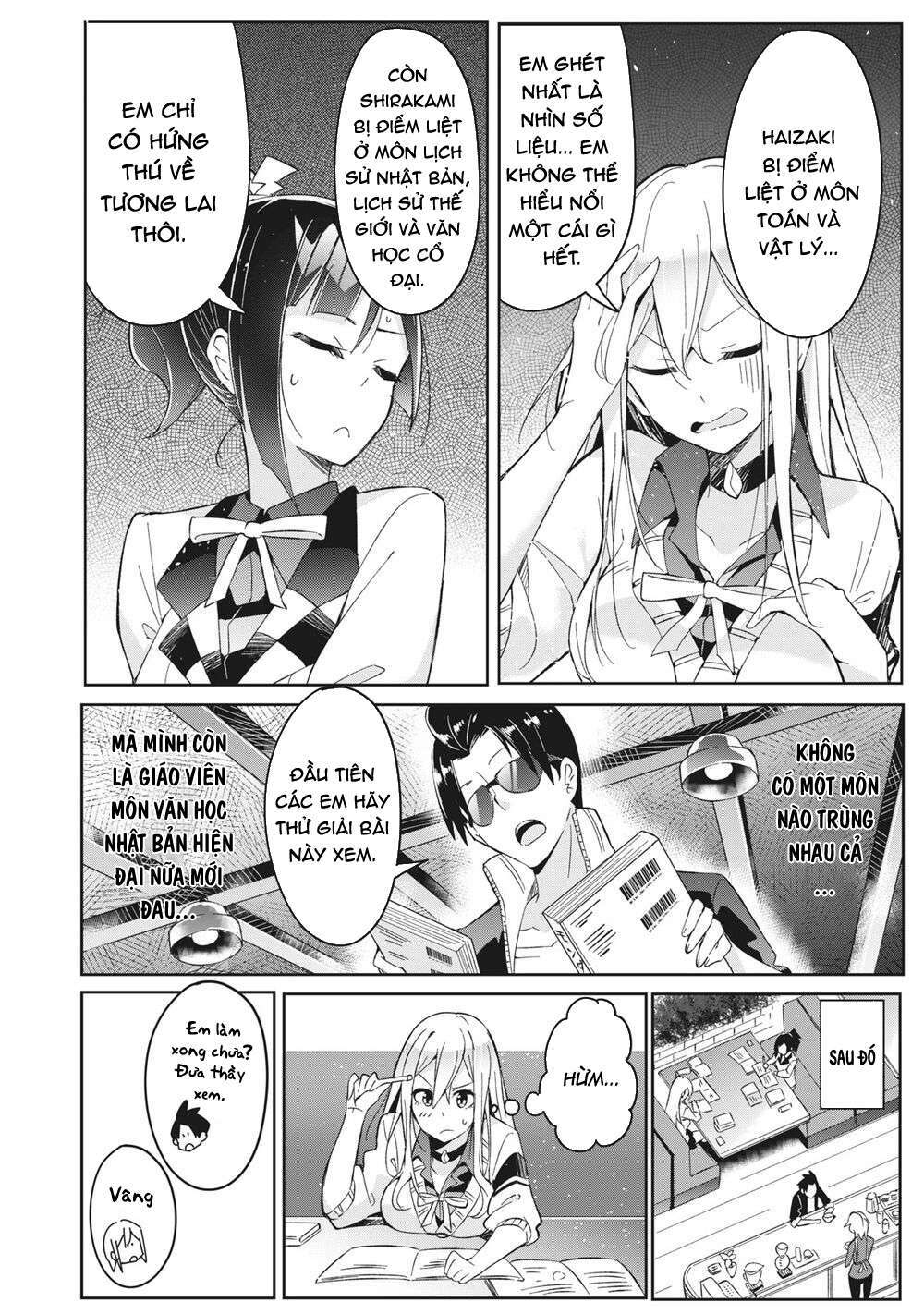 những học sinh mang siêu năng lực và tên giáo viên lười biếng chapter 3.1 12