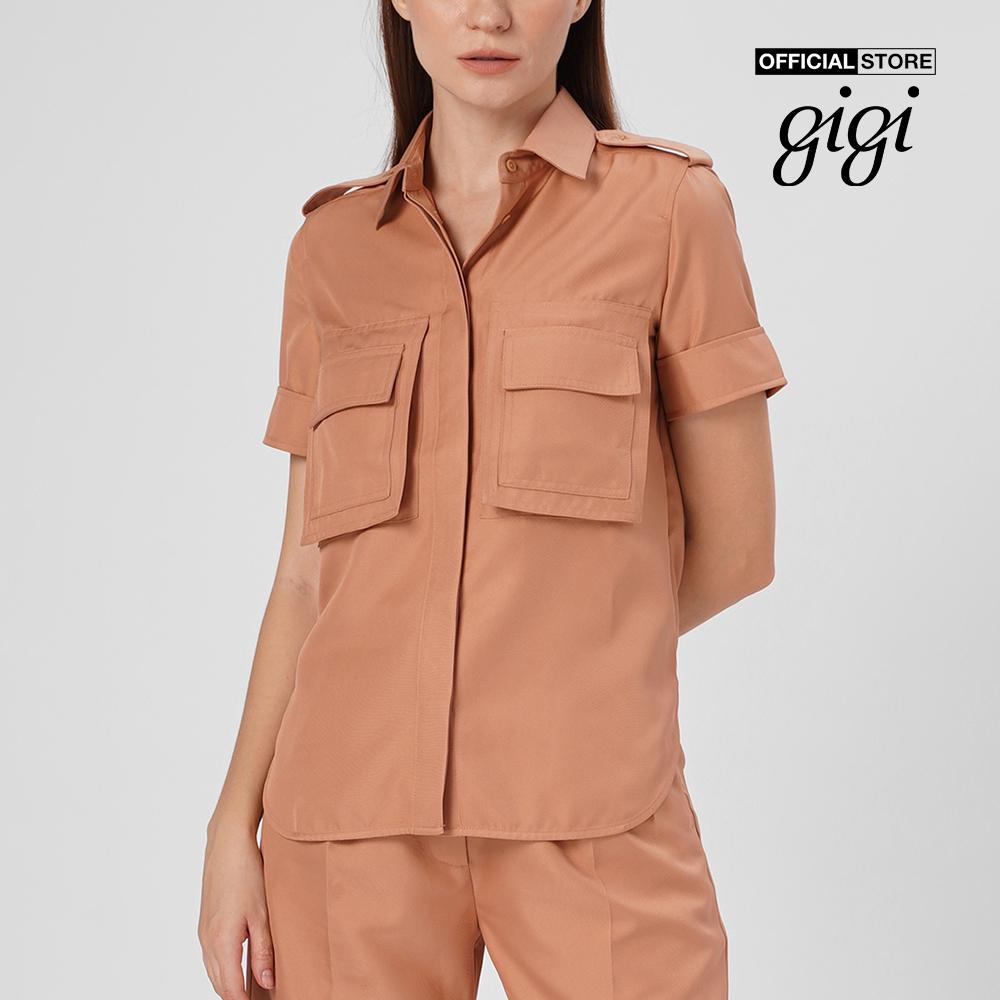 GIGI - Áo sơ mi nữ túi hộp Safari G1107S211212