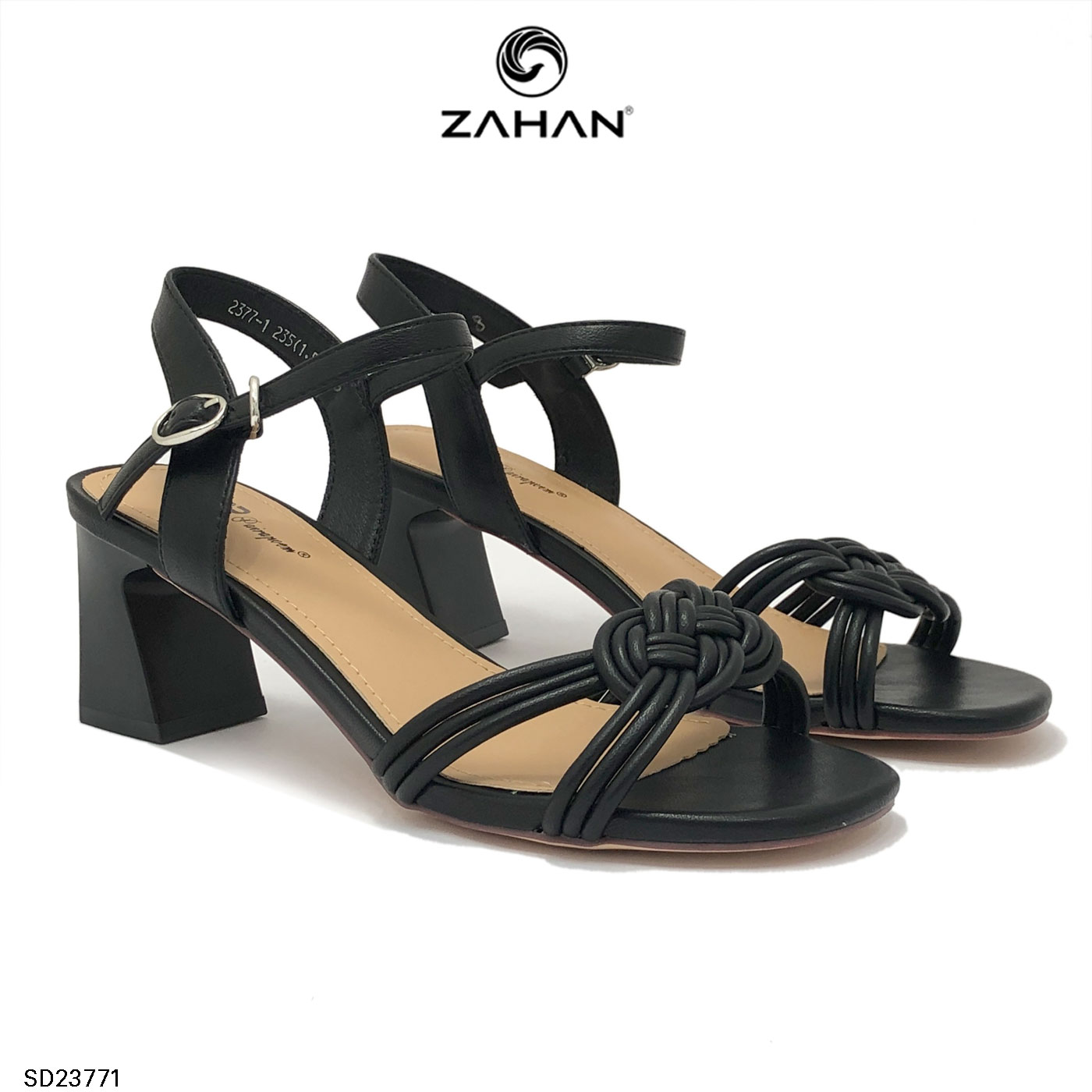 Sandal nữ quai xoắn qccc ,5cm SD23771