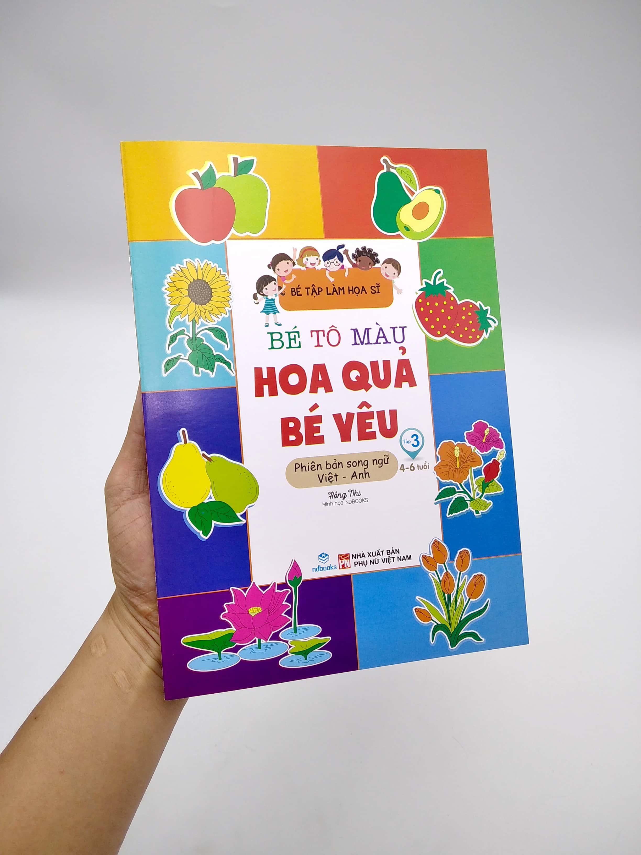 Bé Tập Làm Họa Sĩ - Bé Tô Màu - Tập 3 - Hoa Quả Bé Yêu