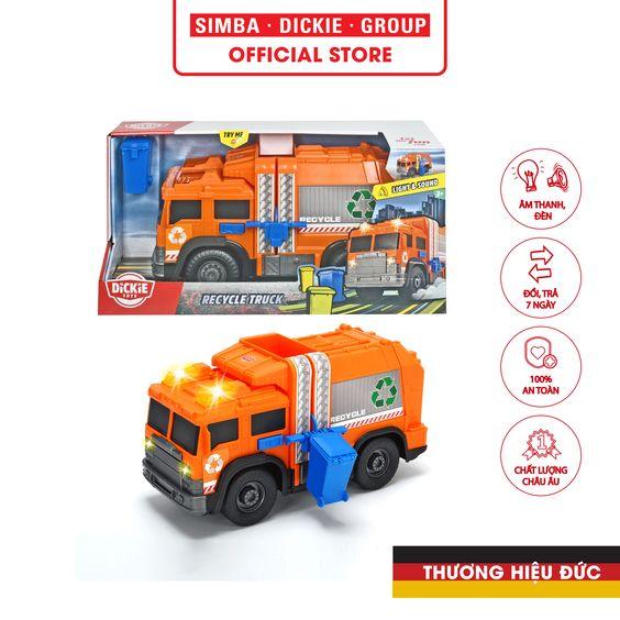 Đồ chơi Xe Rác Dickie Toys Recycle Truck 203306001