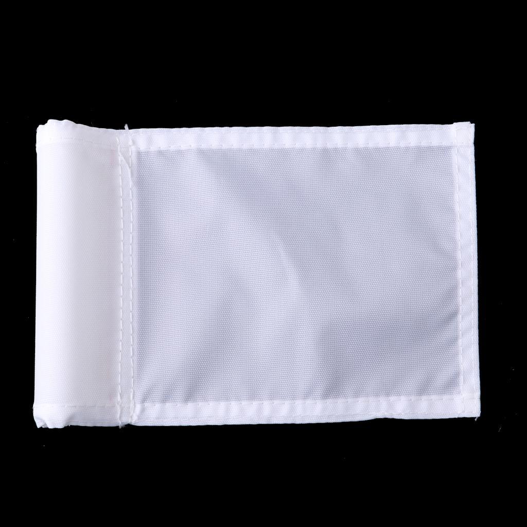 3Pcs Practice Golf Hole Pole Cup Flag,Outdoor Garden Golf Sports Training Aid,Backyard  Replacement White