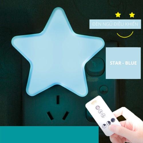 Đèn ngủ cắm ngôi sao có điều khiển Đầy màu sắc Điều khiển ánh sáng cảm ứng Tiết kiệm điện năng